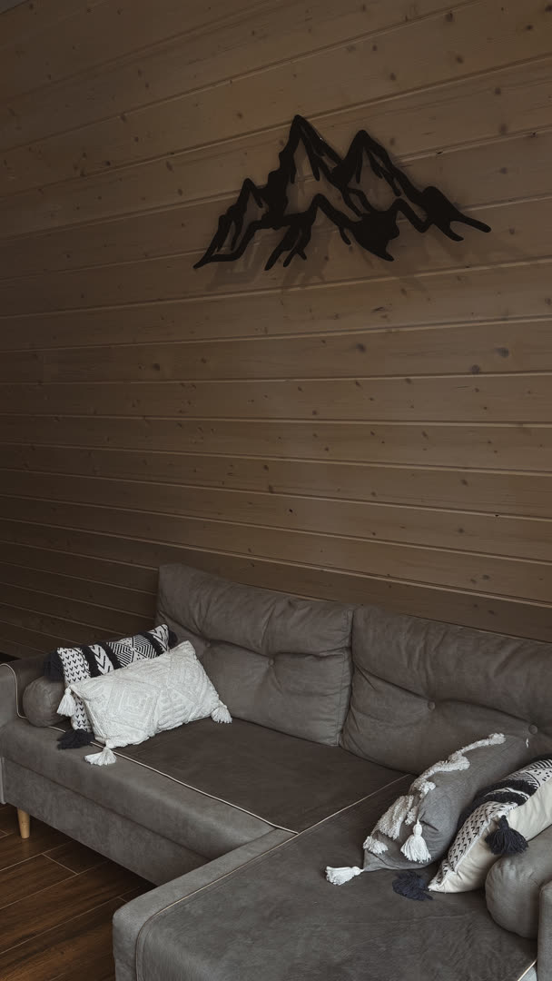 Снять домик в Приэльбрусье — A-frame с видом на горы