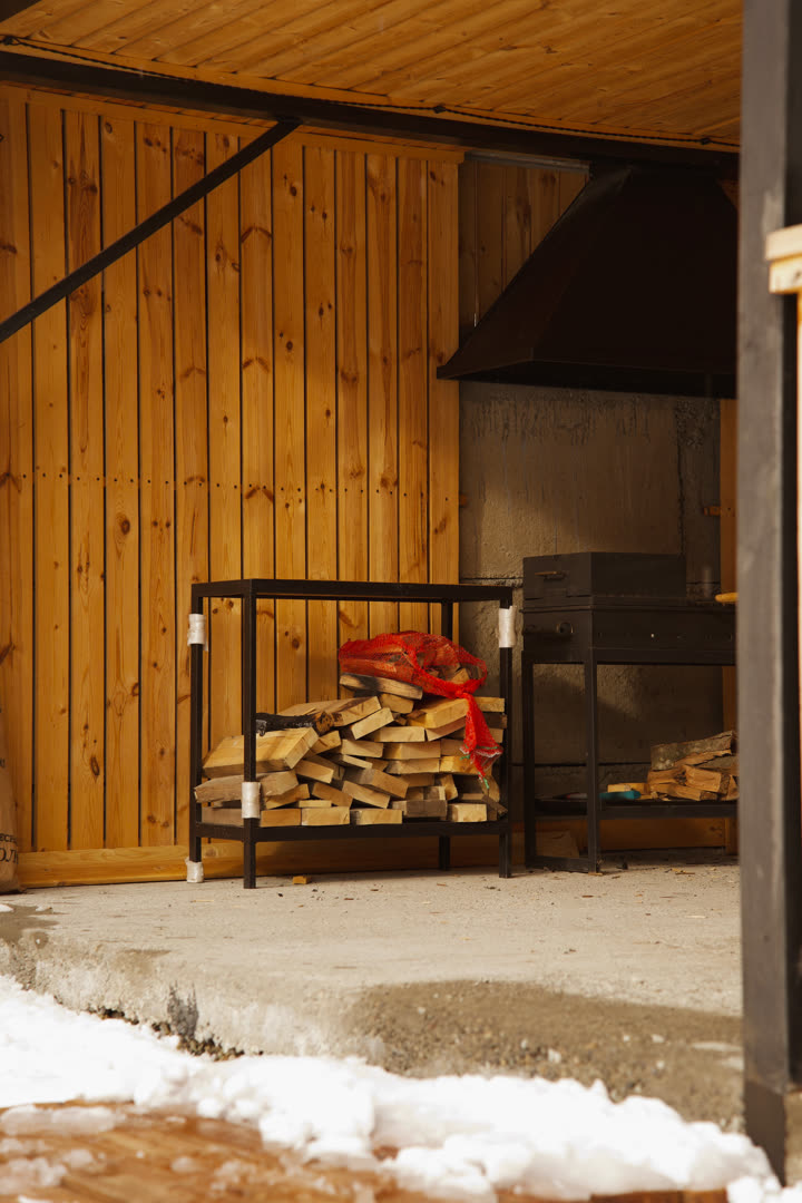 Снять домик в Приэльбрусье — A-frame с видом на горы