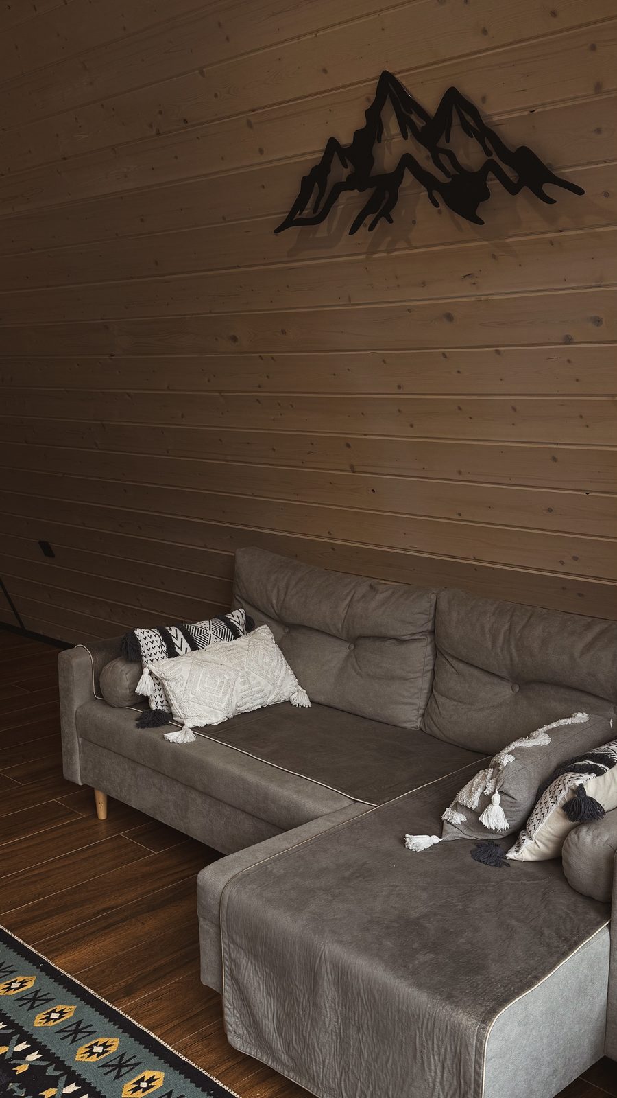 Гостиная A-frame